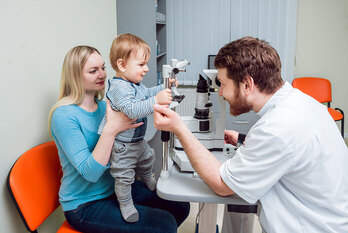 Doctor and young family